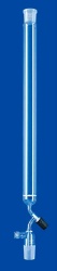 Хроматографическая колонка Lenz 400 мм, 280 мл, NS29/32, с фриттой, PTFE игольчатый кран, боковой отвод GL18, стекло
