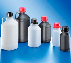 Бутыль Kautex узкогорлая 500 мл, HDPE, Ø 45 мм, естественный цвет, без крышки, с допуском ООН