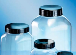 Крышка винтовая Kautex, PP, со вставкой из PE пены, черная, Ø 80 мм, для широкогорлых контейнеров объемом 2000 мл