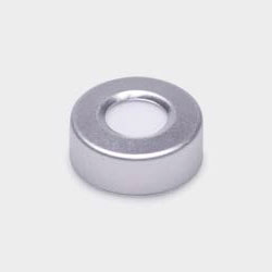 Крышка ISOLAB с септой для обжимных виал N20, без разреза, силикон/PTFE