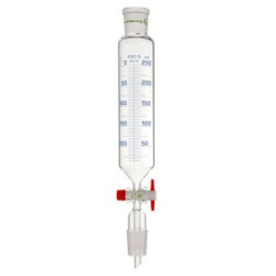 Воронка капельная цилиндрическая Rettberg 10 мл, NS14,5/23, с градуировкой, PTFE кран, стекло
