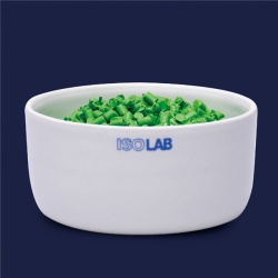 Тигель для сжигания ISOLAB, цилиндрический, Ø 50 х 25 мм, фарфор