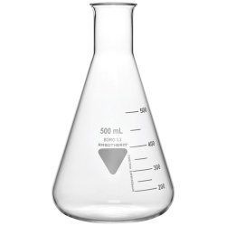 Колба Эрленмейера RASOTHERM 50 мл, узкогорлая, с градуировкой, стекло