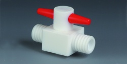 Кран двухходовой Bohlender Ø 6 мм, GL18, PTFE