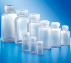 Бутыль Kautex широкогорлая 1000 мл, LDPE, круглая, естественный цвет, с винтовой крышкой