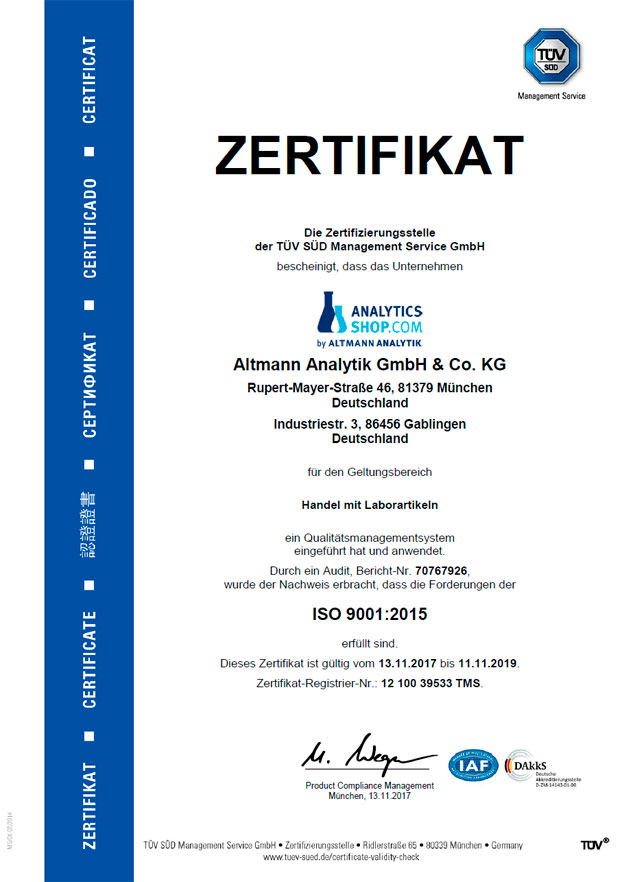 Сертификат Dinkelberg analytics ISO 9001:2015 Сертификат Dinkelberg analytics ISO 9001:2015
